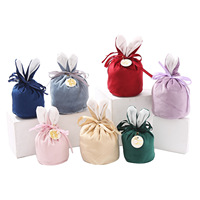 Pochette en velours personnalisée avec cordon de serrage pour mariage, fête prénatale, anniversaire, événement, cadeau invité, emballage de faveurs