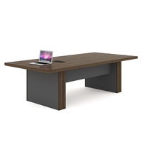 Bon prix Bureau de formation de conseil MFC en bois simple et moderne de qualité E1 avec armoire