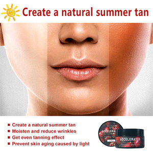 AiXin Private label 100G Bronzer instantané pour la peau Autobronzant Beurre de cerise Gel de bronzage intensif Accélérateur de bronzage en gel doux - Product Image 5