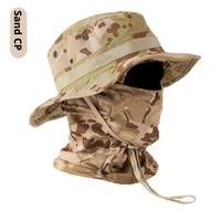 Set Topi Bucket Kamuflase Musim Panas, Syal Ajaib Multifungsi, Topi Nelayan, Topi Amy, Pelindung Matahari