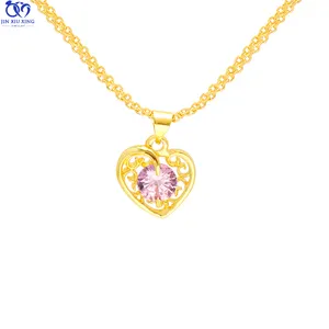 Jxx Pendant Necklace Custom Charms Gold Plated Zirconia Filled Jewelry Fine Wholesale Suppliers Heart Pendants