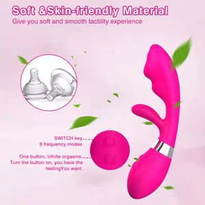 Vibrateurs haut <span class=keywords><strong>de</strong></span> gamme à picots prononcés, Vibrateur Rabbit pour point G, Godemiché anal, Jouets sexuels pour adultes pour le plaisir des couples - Product Image 4