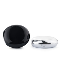 Boîte à poudre magnétique ovale 10g, boîte à poudre monocouche, boîte à poudre compacte magnétique