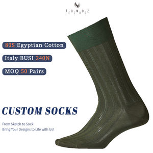 ビジネススタイルの男性用ミッドカーフソックス春と夏の二層抗菌臭い耐摩耗性フォーマルソックス - Product Image 2