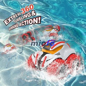 Coche de Acrobacias Anfibio Teledirigido con Rotación de 360 Grados, Cable USB y Control de 4 Canales, Listo para Usar - Product Image 2