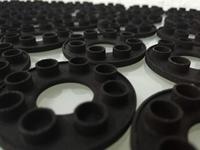 Service d'impression 3D SLS personnalisé de haute qualité, nylon noir pour pièces automobiles et aérospatiales, bon prix, 100 mm/s, 0,2 mm