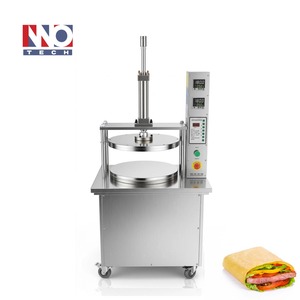 Machine à crêpes plates en acier inoxydable, machine à former rapidement des tortillas, des wraps et des burritos, machine de pressage, vente en gros de matériel alimentaire - Product Image 1