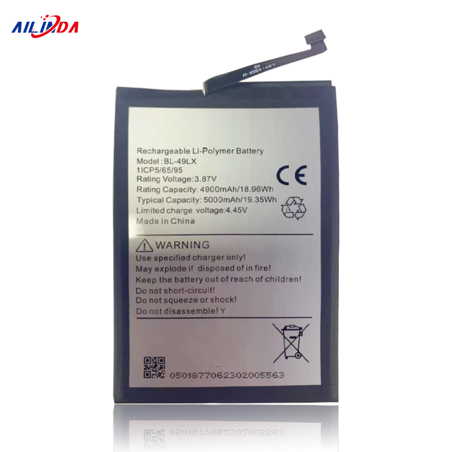 BL-49LX Replacement Li-polymer Batteries 5000mAh for Infinix Hot 12/20S Mobile Phone-in Stock
