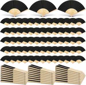 Japanese Hand Fan Elegant Bamboo Crafts Design for <b>Cooling</b> and Style - Product Image 1