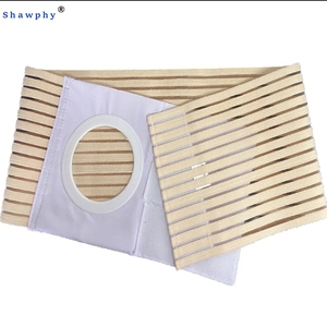 Shawphy Certificado CE Grado médico Agujero Tamaño 80mm Ileostomía Cuidado DE LA PIEL Estoma Soporte <span class=keywords><strong>Hernia</strong></span> Cinturón Colostomía Ostomía Cinturón abdominal - Product Image 5
