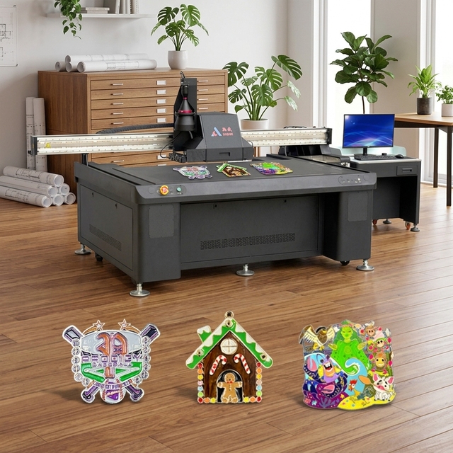 Heavy-duty 9060/1810 Uv Flatbed Printer Uv Printer Ccd Visual System Pvc Label Making Machine