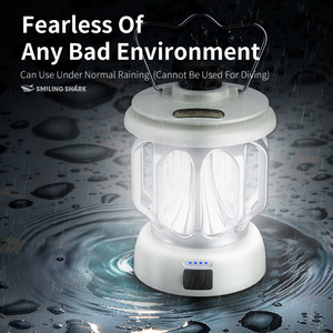 Linterna de Camping Smiling Shark, LED Recargable, de Aluminio, para Exteriores, con Alimentación USB - Product Image 4