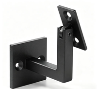 Supports de main courante muraux réglables en acier inoxydable 304, pré-percés, pour escalier, rampe d'escalier, salle de bain, école