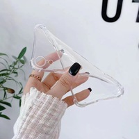 1.5MM trou de précision sacs gonflables coin pour Protection coque de téléphone transparente coque arrière en TPU transparent pour iPhone 15 Pro Max