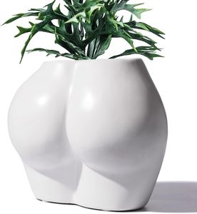 Pot <span class=keywords><strong>de</strong></span> fleurs en résine en forme <span class=keywords><strong>de</strong></span> tête <span class=keywords><strong>de</strong></span> femme, vente en gros <span class=keywords><strong>d</strong></span>'usine Oniya, pot à succulentes personnalisé OEM avec trou <span class=keywords><strong>de</strong></span> drainage, <span class=keywords><strong>d</strong></span>écoration intérieure pour la maison et le jardin - Product Image 1
