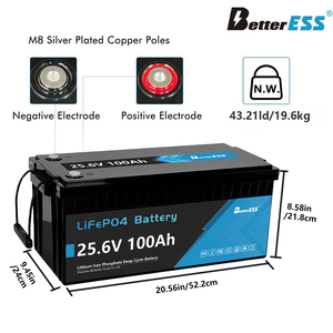 방수 12V 12.8V 24V 25.6V 36V 72V 100Ah 200Ah 280Ah 300Ah 리튬 이온 배터리 314Ah IP65 Lifepo4 배터리 팩 (BMS 포함) - Product Image 3