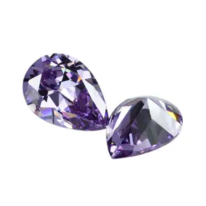 Hoa oải hương màu 5A Cubic Zirconia số lượng lớn đá BIJOUX lỏng kim cương sang trọng Zirconia Cubic CZ Stones phòng thí nghiệm kim cương đối với trang sức làm