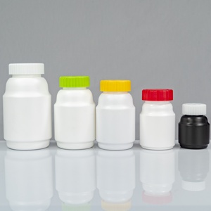 HDPE 250ml Irregular Shape Medicine Packaging Plastic Ball Empty Tablet Bottles