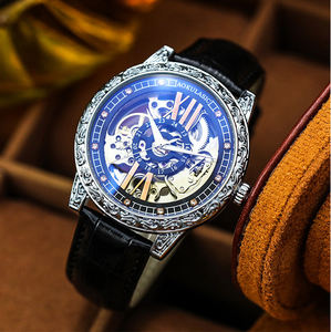 Reloj Mecánico de Diseño Moderno, Vintage, Personalizado, con Grabado Antiguo, Resistente al Agua, Luminoso y con Esfera Hueca para Hombre - Product Image 2