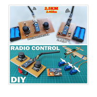 Émetteur-récepteur RF, module sans fil 2,4 G, NRF24L01+PA+LNA, portée de 1100 m, longue distance avec antenne