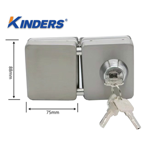 201/304 thép không gỉ khóa cho cửa kính cửa kính Hệ thống khóa 10 mét 15 mét công cộng xây dựng - Product Image 4