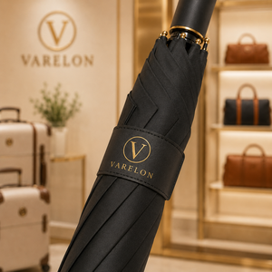 Parapluie de golf personnalisé de 30 pouces (130 cm) extra large, de qualité supérieure, à double auvent, manuel, résistant au vent jusqu'à 55 mph, avec structure en fibre de verre, pour 3 personnes - Product Image 3