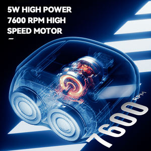 Kemei Km-t288 Rasoir <span class=keywords><strong>électrique</strong></span> miniature imperméable de poche Rasoir sans fil pour barbe Remplacement du rasoir <span class=keywords><strong>manuel</strong></span> Appareil pour les poils du nez - Product Image 3