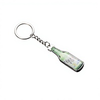 Décapsuleur porte-clés rectangulaire en alliage vierge pour sublimation, personnalisable par transfert thermique, pour logo DIY, vente en gros
