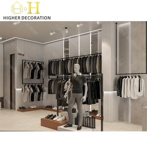 Negozio di Sartoria Moderno per Esporre Abiti e Decorare il Mio Negozio di Sartoria, Design d'Interni per Negozio di Abbigliamento Maschile - Product Image 2