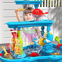 Nouveau jouet de plage pour enfants à la mode jouet de jardin extérieur d'été table de jeu de sable et d'eau, tables d'eau pour enfants, nappe phréatique