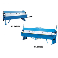 Série W1.5x1220 Machine à cintrer la tôle manuelle et automatique Boîte en acier inoxydable et presse plieuse