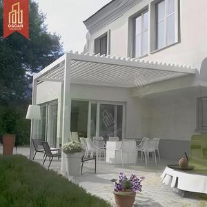 Villa Pergola à persiennes en <span class=keywords><strong>aluminium</strong></span> Bioclimatic préfabriquée Maison modulaire bon marché 3X3 3X4 4X4 6X4M <span class=keywords><strong>Abri</strong></span> extérieur <span class=keywords><strong>Jardin</strong></span> Terrasse Pergola - Product Image 2