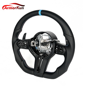พวงมาลัยรถยนต์ลายทางหนังพรุนสำหรับแข่ง X3/X5/3ชุด F15 F20 <span class=keywords><strong>F21</strong></span> F22 F23 F25 F30 E70 E60 E46 - Product Image 4
