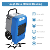 Déshumidificateur industriel LGR de 180 pintes/jour pour la restauration des dommages causés par l'eau, déshumidificateur à moulage rotatif