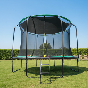 <span class=keywords><strong>Trampoline</strong></span> en acier pour enfants Zoshine, <span class=keywords><strong>protection</strong></span> de sécurité extérieure, filet de <span class=keywords><strong>protection</strong></span> durable résistant aux intempéries pour le saut - Product Image 1