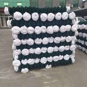 Green Chain Link Wire <b>Mesh</b> Fence Galvanized Steel Diamond <b>Mesh</b> for Yard Farm Garden Boundary Protection - Product Image 4