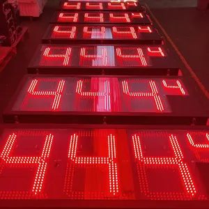 LED gas sign 16 inch 888 plus 8 inch 8 digital LED gas price sign outdoor, LED gas station price sign