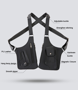 <span class=keywords><strong>Sac</strong></span> à <span class=keywords><strong>bandoulière</strong></span> en cuir PU <span class=keywords><strong>antivol</strong></span> avec sangle dissimulée sous le bras, pochette portefeuille, étui de transport pour hommes et femmes, sacs de voyage <span class=keywords><strong>bandoulière</strong></span> - Product Image 4
