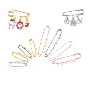 Épingles de sûreté en métal à boucle, couleurs assorties, pour la fabrication de bijoux et les accessoires vestimentaires, taille 25 mm, usage général - Product Image 4