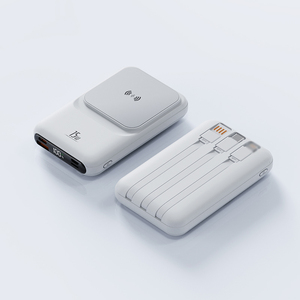 แบตเตอรี่สำรองแม่เหล็ก22.5วัตต์10000มิลลิแอมป์ต่อชั่วโมงสำหรับโทรศัพท์ชาร์จเร็วสำหรับ iPhone ในตัวสาย3 in 1แบบไร้สาย USB Type C Power Bank - Product Image 1