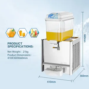 Küçük tek 12l ticari soğutma içecek dağıtıcı otomat suyu soğutucu makine elektrikli içecek dağıtıcı
