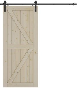 K-frame phong cách hiện đại 36in x 84in rắn gỗ trượt <span class=keywords><strong>Barn</strong></span> <span class=keywords><strong>Door</strong></span> pre-khoan và sẵn sàng cho lắp ráp nội thất cho phòng khách - Product Image 2