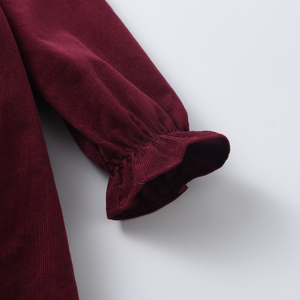 Vestiti per bambini abiti per bambine <span class=keywords><strong>abito</strong></span> Smocked a mano inverno natale abbigliamento per bambini vestiti da bambina a maniche lunghe - Product Image 4