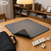 Tapis de jeu moderne en caoutchouc antidérapant et imperméable pour Mahjong, Poker, Domino, Cartes et Jeux de Plateau - Vente en Gros