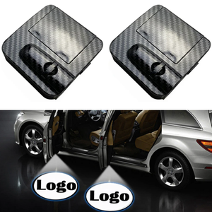 메르세데스 벤츠 BMW 현대 기아 혼다 도요타 시보레 아우디 폭스 바겐 2pcs LED 자동차 환영 빛 자동차 로고 프로젝터 조명 - Product Image 1