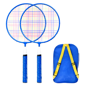 Nouvel Arrivage – Raquettes de <span class=keywords><strong>Badminton</strong></span> pour Enfants avec Manche <span class=keywords><strong>en</strong></span> PVC, Tige <span class=keywords><strong>en</strong></span> Acier Duroc et Joint <span class=keywords><strong>en</strong></span> T <span class=keywords><strong>en</strong></span> Fer, Type Défensif – Approvisionnement Direct Usine - Product Image 1