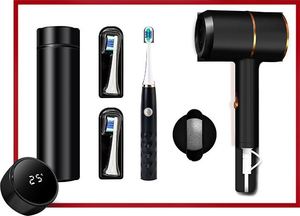 ชุดของขวัญธุรกิจ 9 in 1 ปี 2026 ของขวัญสร้างสรรค์ พิมพ์โลโก้ ส่งมอบให้ลูกค้า ของใช้ในชีวิตประจำวัน แปรงสีฟันไฟฟ้า แก้วเก็บความร้อน - Product Image 4