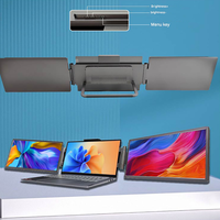 Vente en gros 14 pouces IPS Full HD moniteur portable Ultra-mince USB extension d'écran d'ordinateur portable 1920*1200 Triple affichage