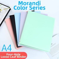Classeur transparent A4 à 4 trous personnalisable pour partitions, prêt à offrir, organiseur de documents