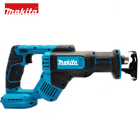 Scie sauteuse Makita 18V au lithium, scie sabre sans fil portable, outil électrique pour la taille des arbres et la coupe du bois